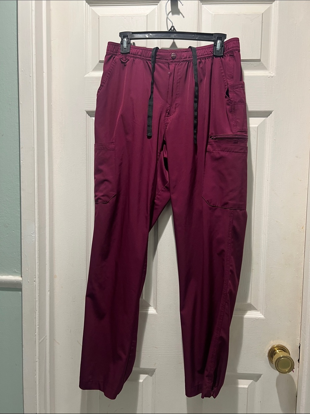 Carhartt Women's Burgundy Cargo with Drawcord Waist